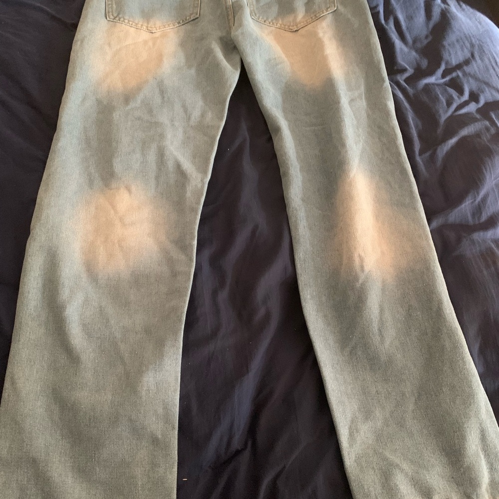 NEW Size 32 ROWME Blue Ripped Jeans - Picture 7 of 7